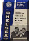 1964-65 Chelsea v. Blackburn Rovers programme cover