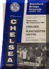 1964-65 Chelsea v. Manchester United programme cover