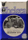 1971-72 Chelsea v. Leicester City programme cover