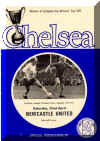 1971-72 Chelsea v. Newcastle United programme cover