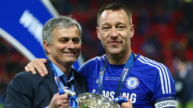 Jose Mourinho and John Terry
