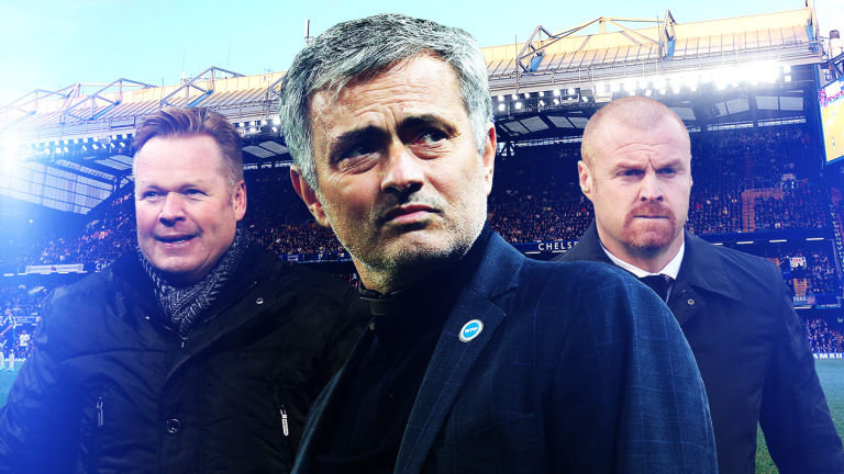 Ronald Koeman, Jose Mourinho and Sean Dyche
