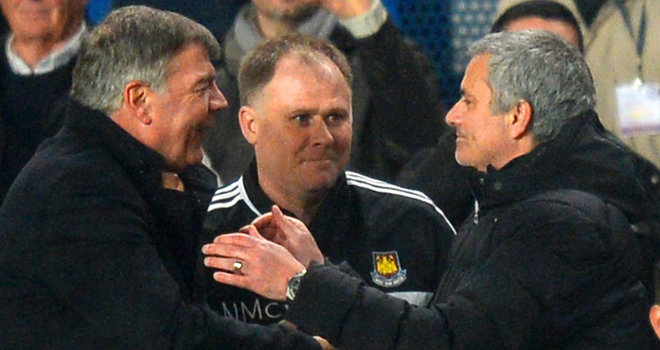 Sam Allardyce and Jose Mourinho