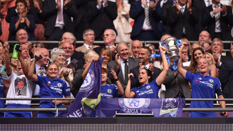 Chelsea ladies win the FA Cup