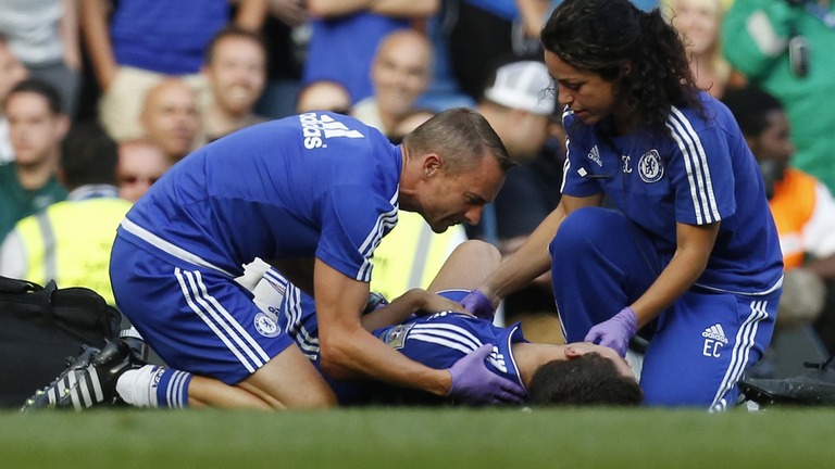 physio Jon Fearn and doctor Eva Carneiro