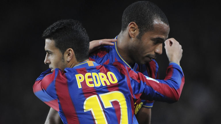 Pedro and Thierry Henry