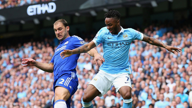 Branislav Ivanovic and Raheem Sterling