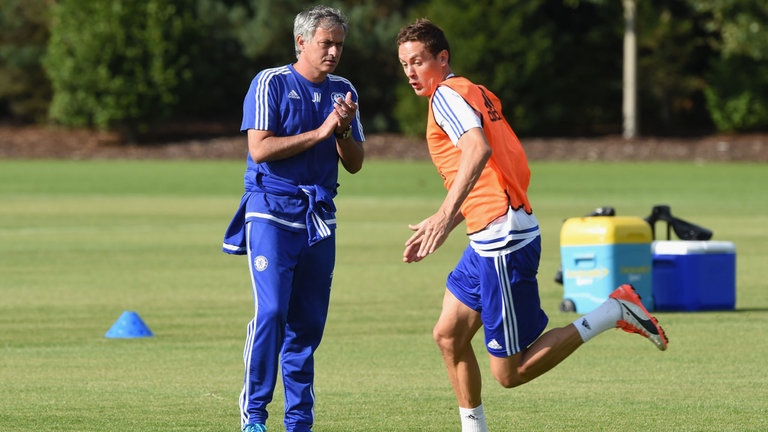 Jose Mourinho and Nemanja Matic