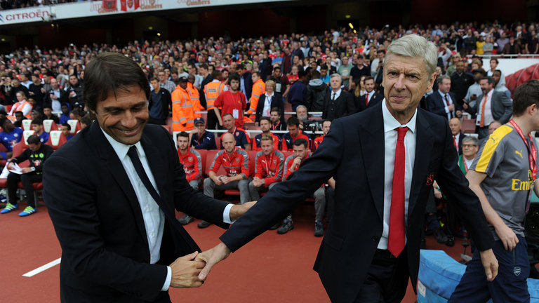 Antonio Conte and Arsene Wenger