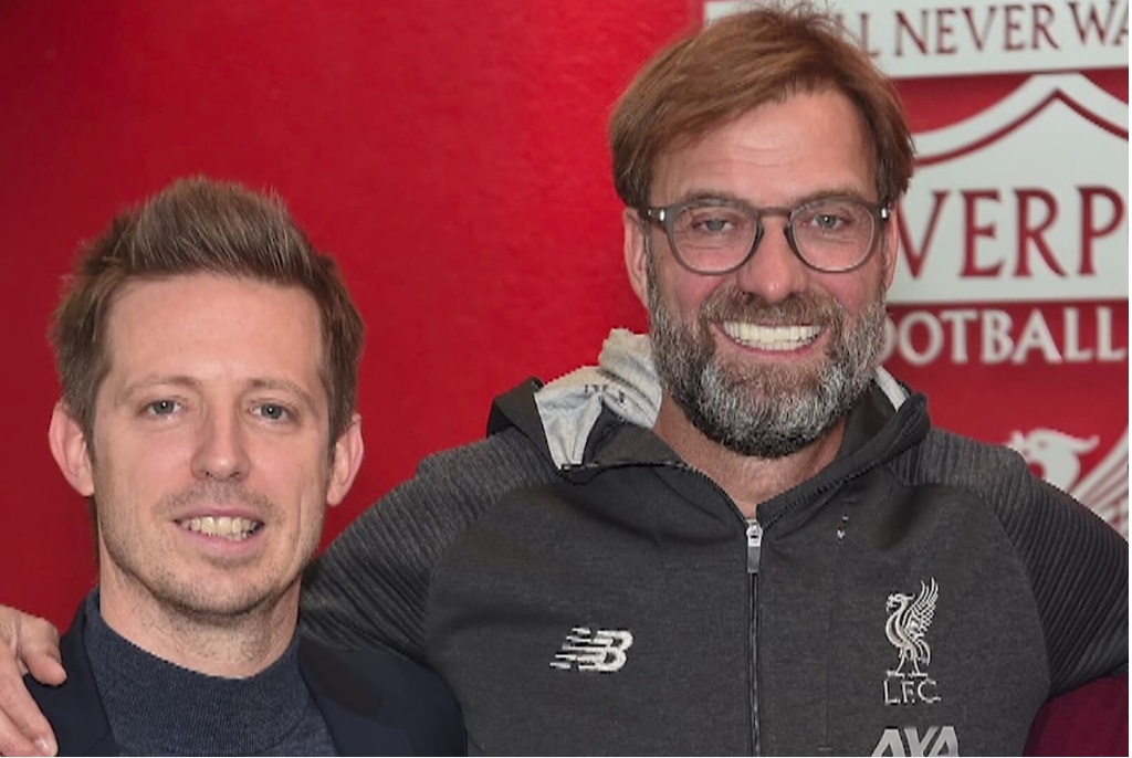 Michael Edwatds and Jurgen Klopp