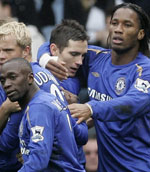 Frank Lampard, scorer of Chelsea's first goal