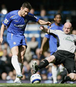 Frank Lampard scores chelsea's first goal