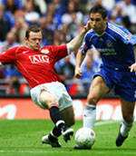 Wayne Rooney and Fran Lampard
