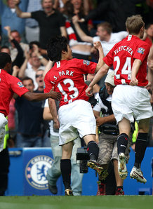 Park celebrates his goal