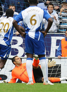 Rodallega scores from the penalty spot