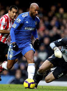 Nicolas Anelka Scores His and Chelsea's First Goal
