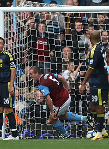 Dunne scores for Villa