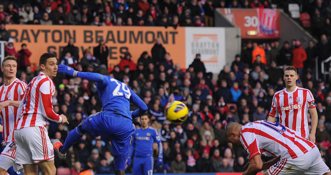 Jonathan Walters heads into his own goal