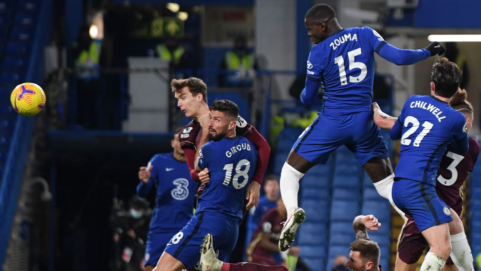 Kurt Zouma scores Chelsea's second goal