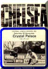 1972-73 Chelsea v. Crystal Palace programme cover