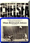 1972-73 Chelsea v. West Bromwich Albion programme cover