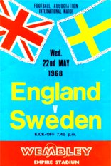 England vs. Sweden Programme (1968)