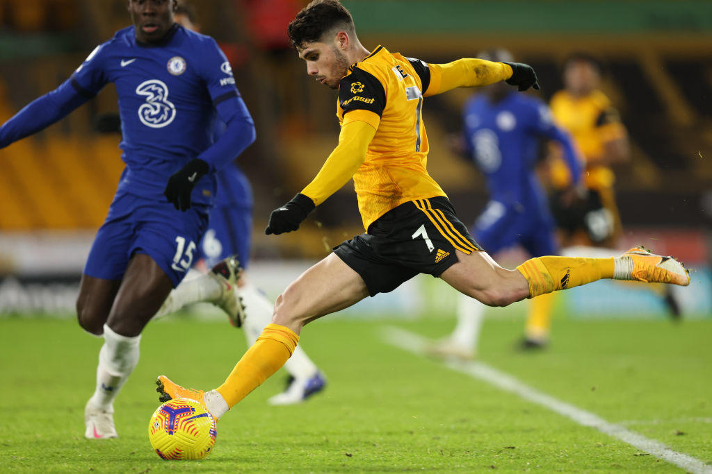 Pedro Neto scores for Wolves