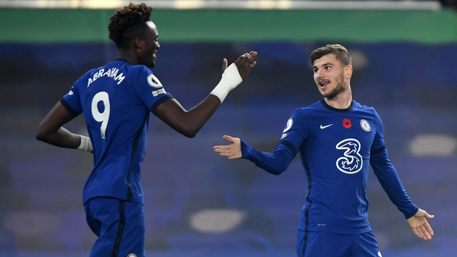Tammy Abraham and Timo Werner